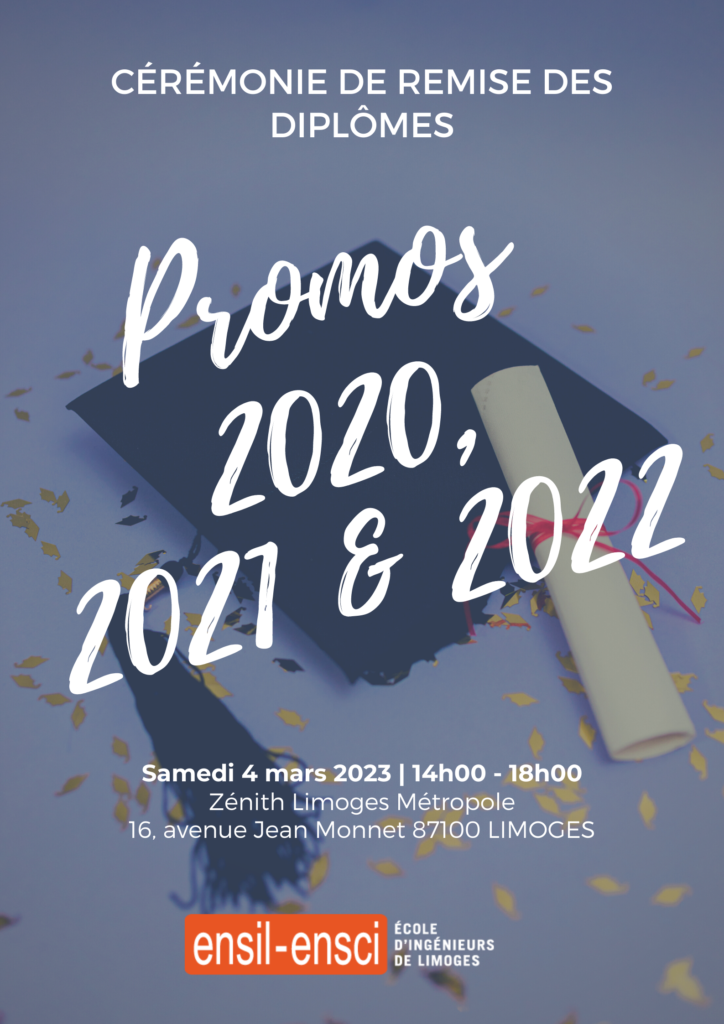 [Evénement] Remise Des Diplômes - Promotions 2020, 2021 & 2022 - Ecole ...